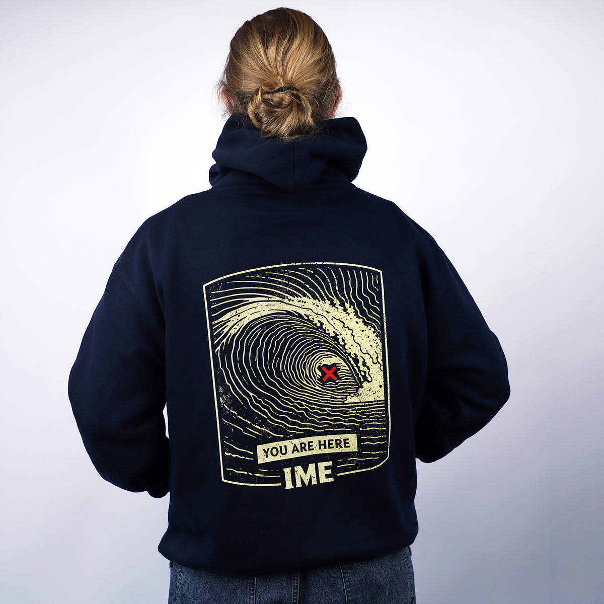 IME ATLAS Oversized Hoodie | NAVY