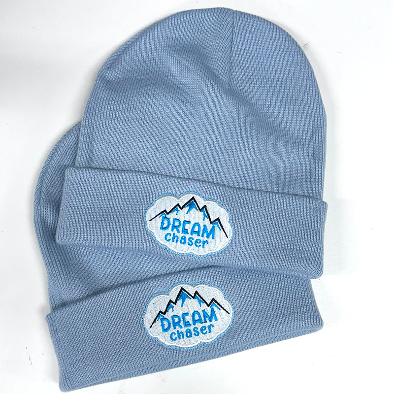 Winter warm blue beanie