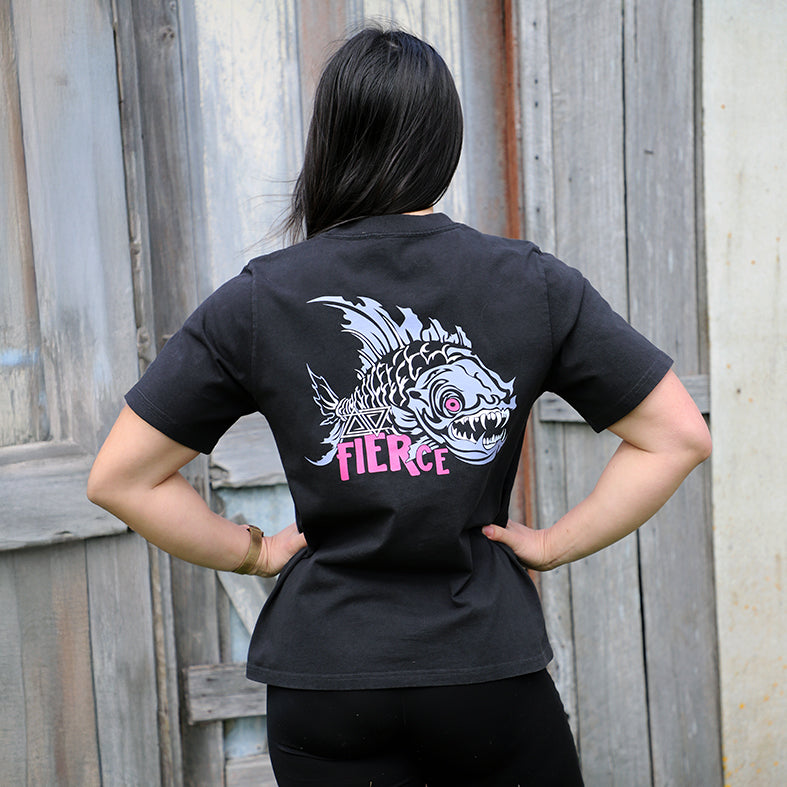 Reboot Fierce Tee – Relaxed Fit, Heavyweight Cotton T-Shirt - Ladies