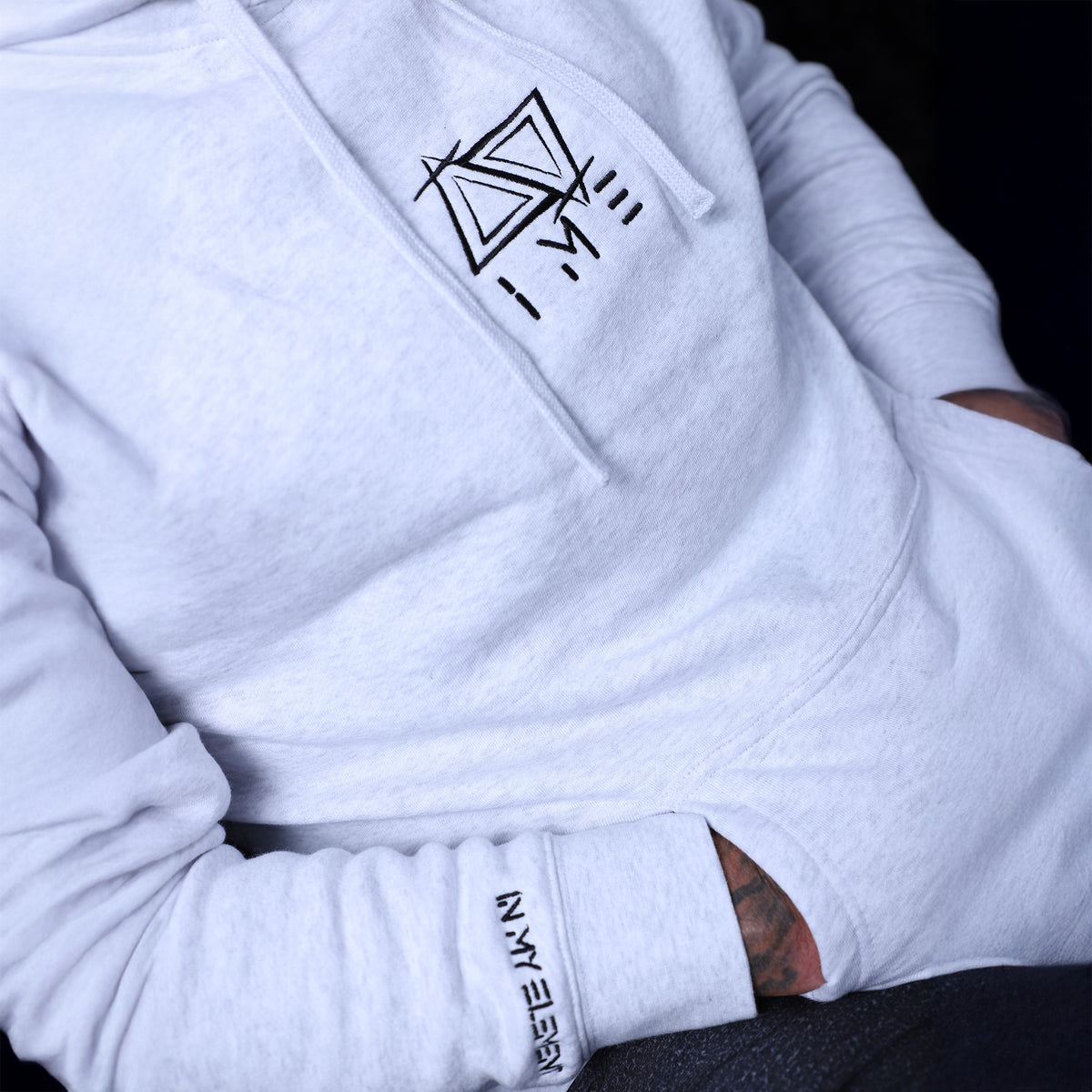 IME25 White Hoodie Front