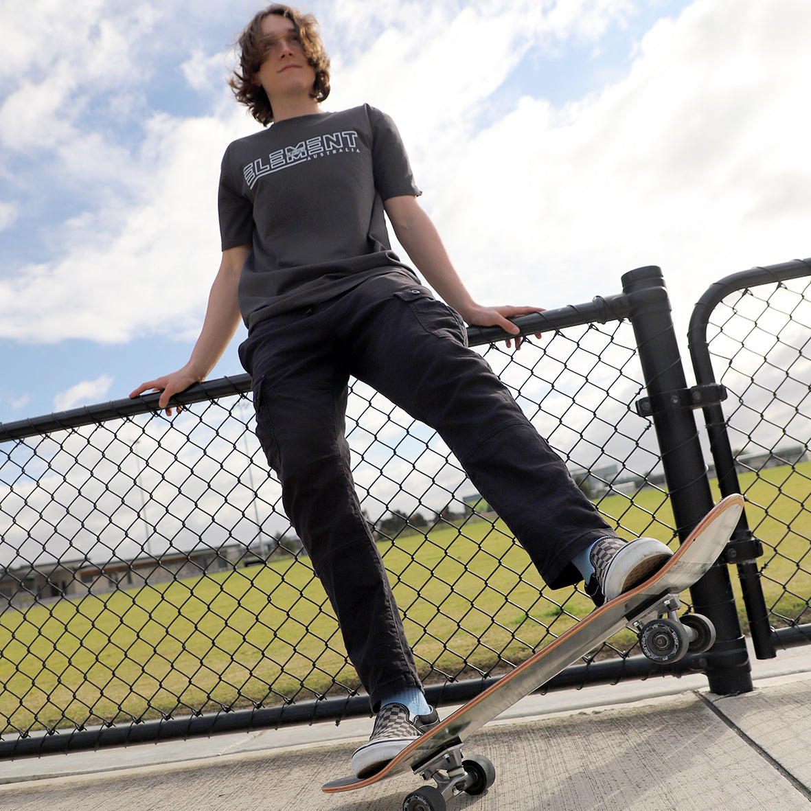 Bold Element Tee – Regular Fit, Premium Cotton Blend T-Shirt