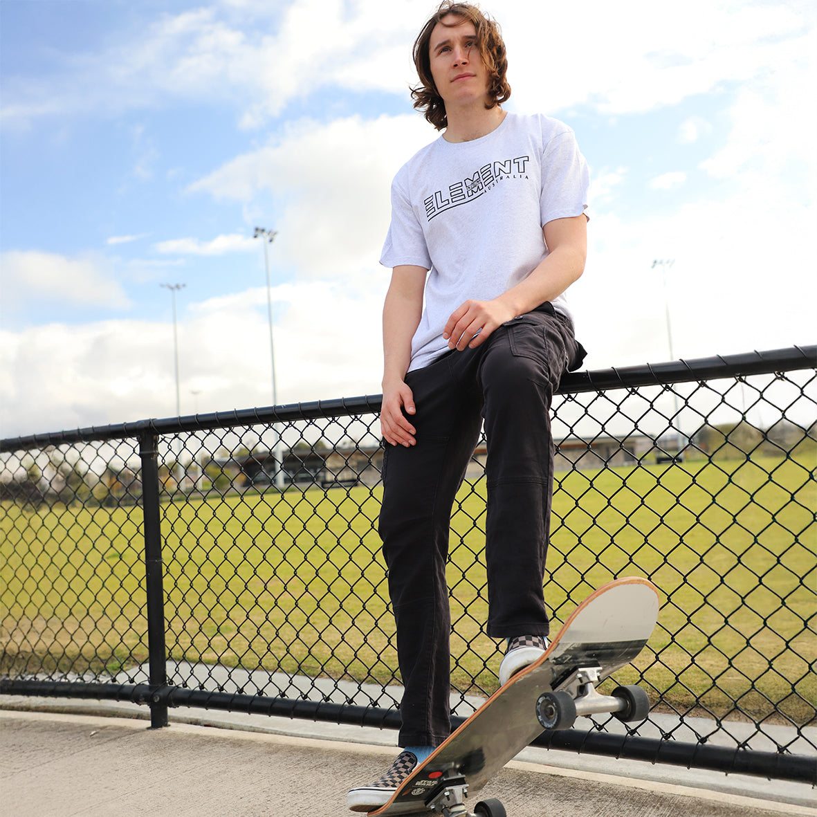 Bold Element Tee – Regular Fit, Premium Cotton Blend T-Shirt