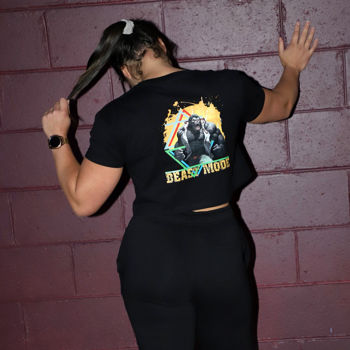 LIMITED EDITION Beast Mode Ladies Crop T-shirt