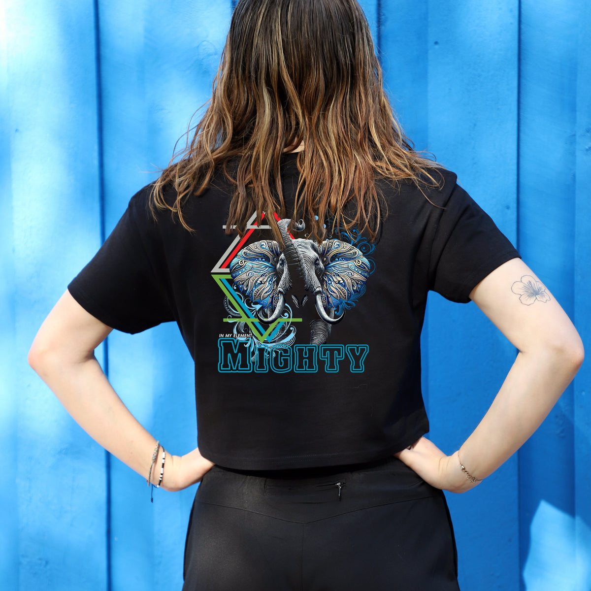 LIMITED EDITION Mighty Ladies Crop T-shirt