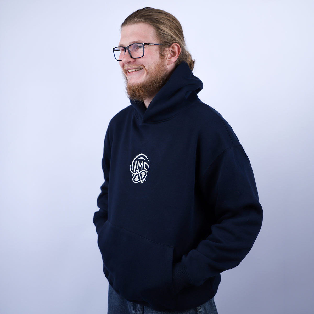 IME ATLAS Oversized Hoodie | NAVY