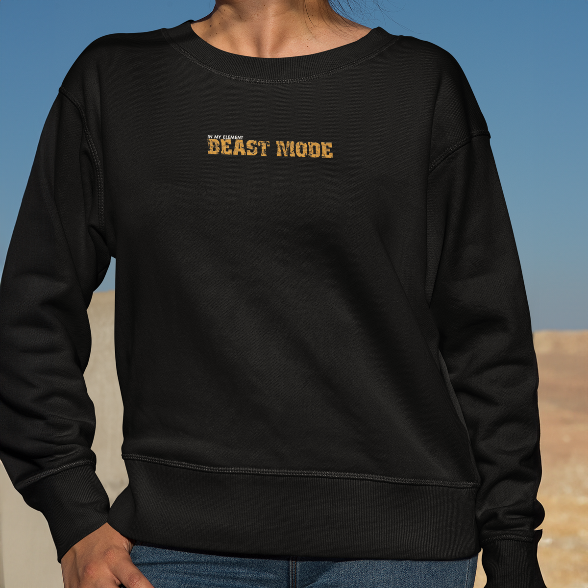 LIMITED EDITION Ladies Beast Mode Relax Crew Jumper