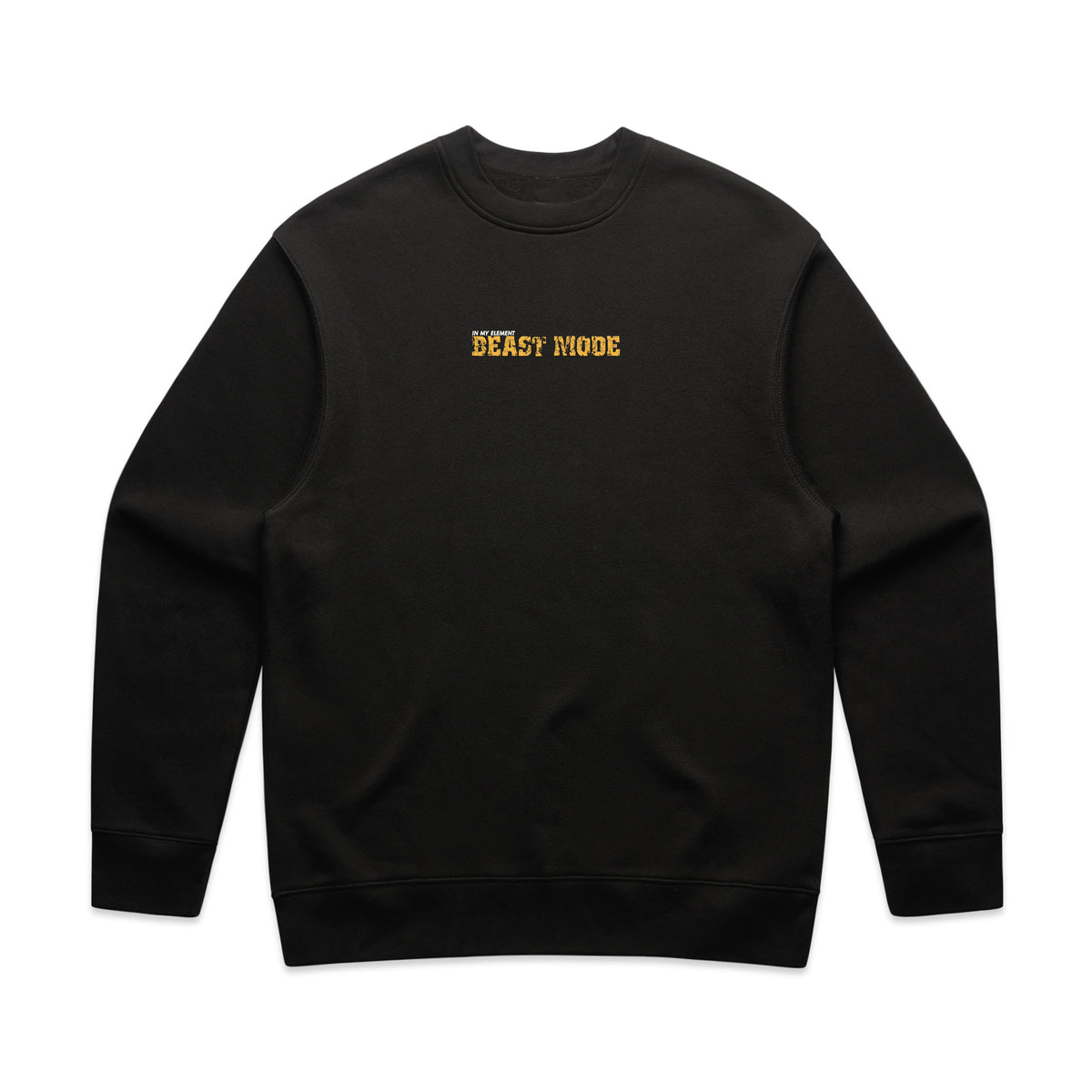 Beast Mode Unisex Relaxed Fit Crew Jumper