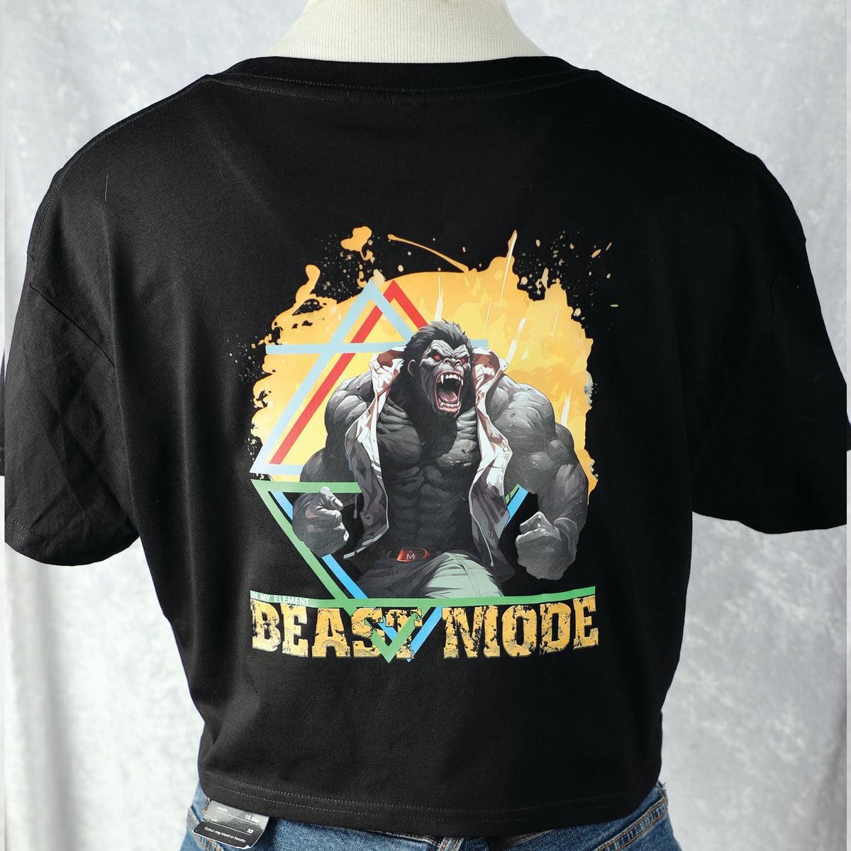 Beast Mode Ladies Crop T-shirt