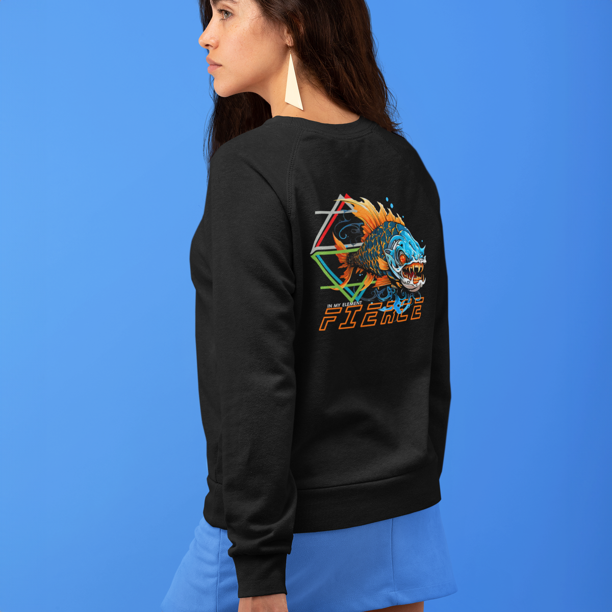 LIMITED EDITION Fierce Ladies Relaxed Crew Jumper