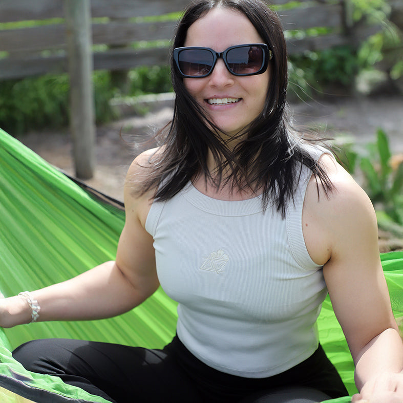 IME Rib Tank Shell | Heavy Organic Cotton Crop Top