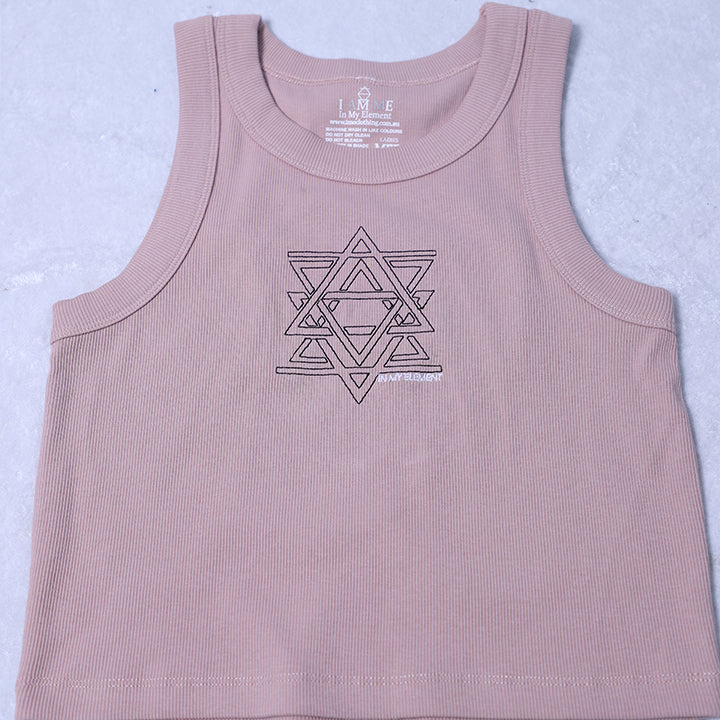 Summer Element Rib Crop Tank