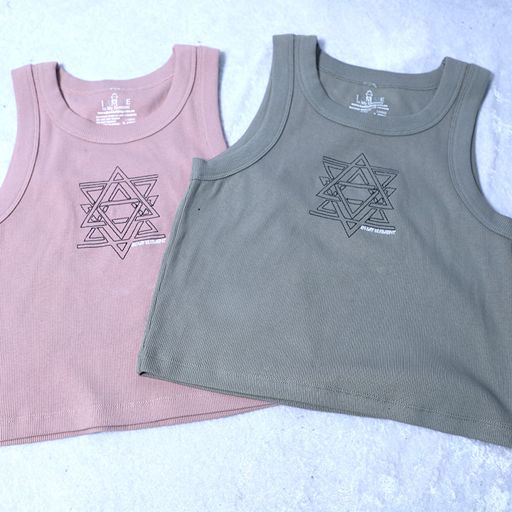 Summer Element Rib Crop Tank