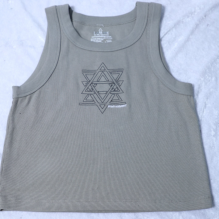 Summer Element Rib Crop Tank