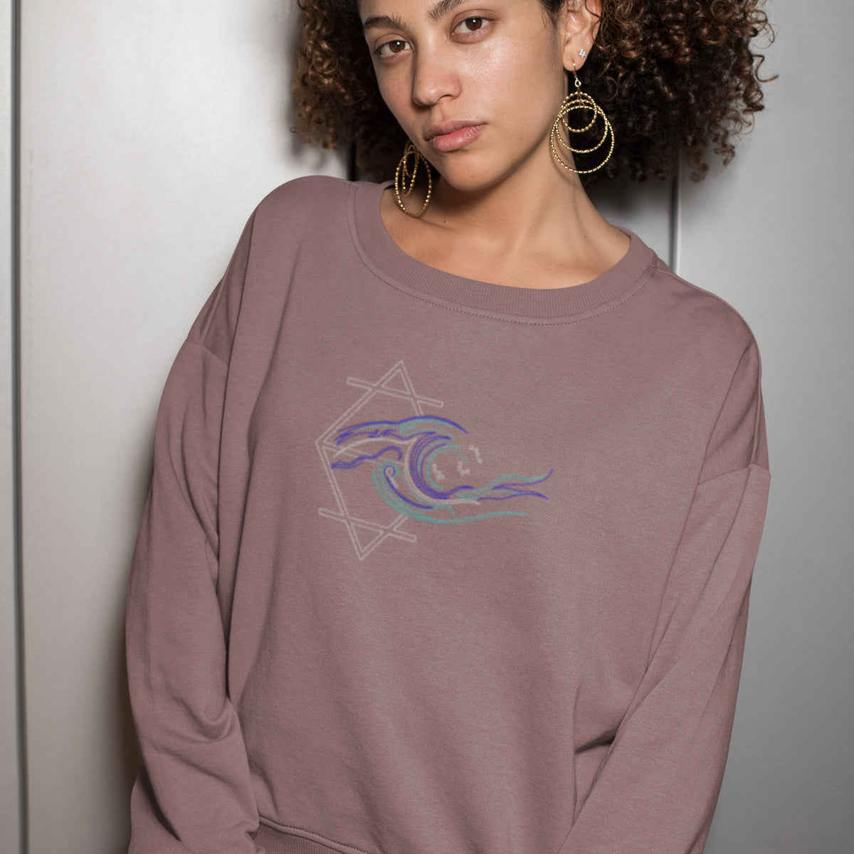 Pre-Order Summer waves Ladies Crew Jumper. Two great colours