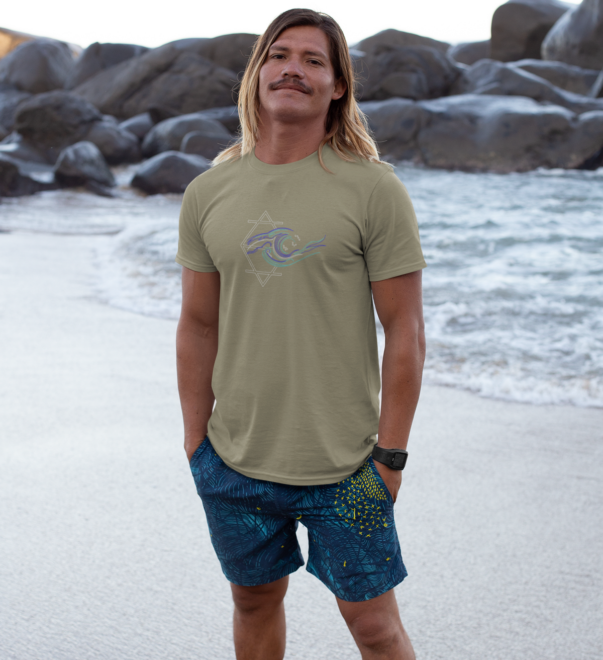 Pre-Order Summer Waves Unisex T-shirt comes in Two colours
